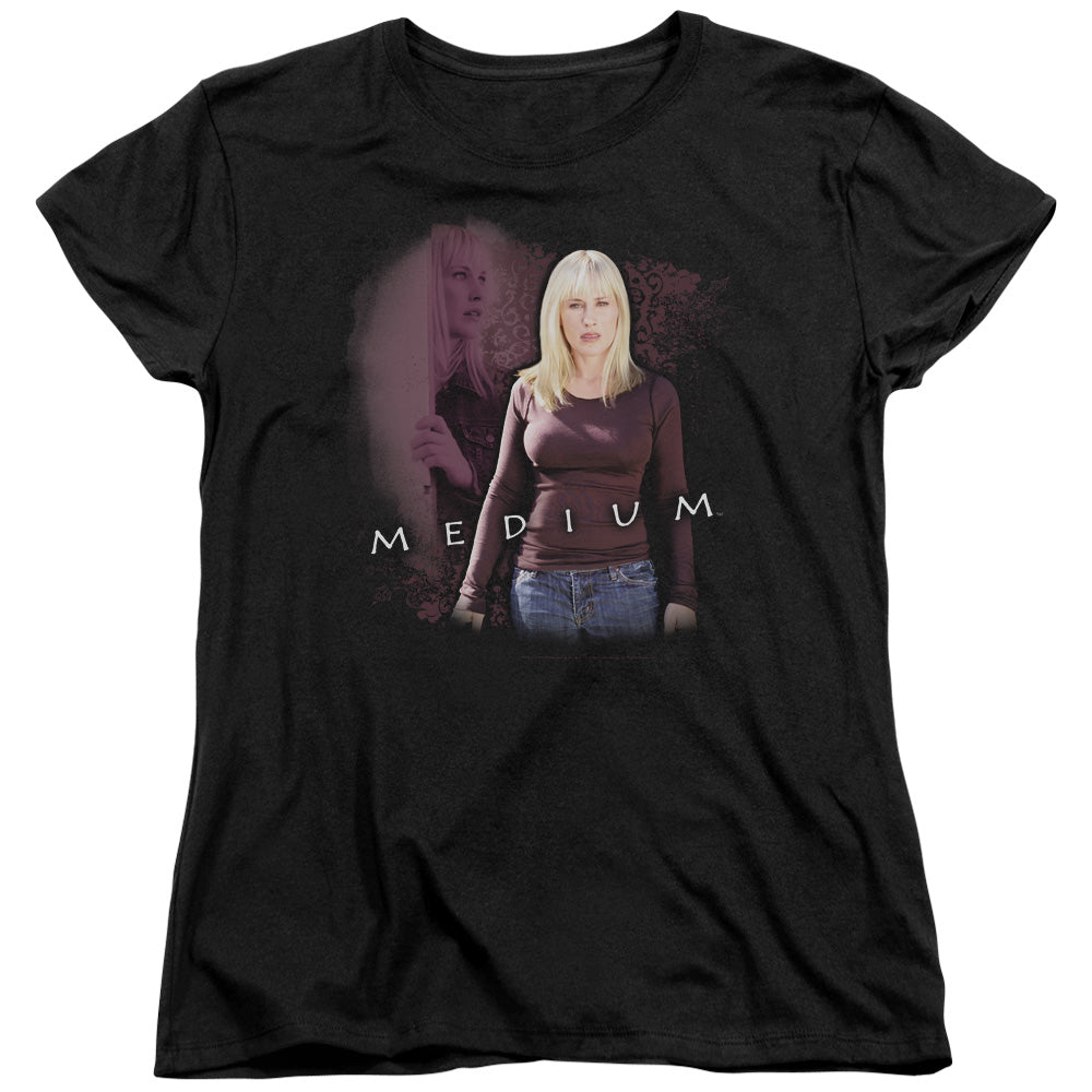 MEDIUM/MEDIUM - S/S WOMENS TEE - BLACK