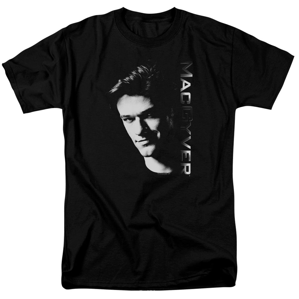 MACGYVER/FACE - S/S ADULT 18/1 - BLACK