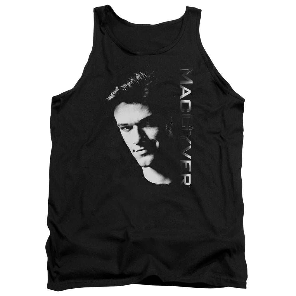 MACGYVER/FACE - ADULT TANK - BLACK