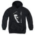 MACGYVER/FACE - YOUTH PULLOVER HOODIE - BLACK