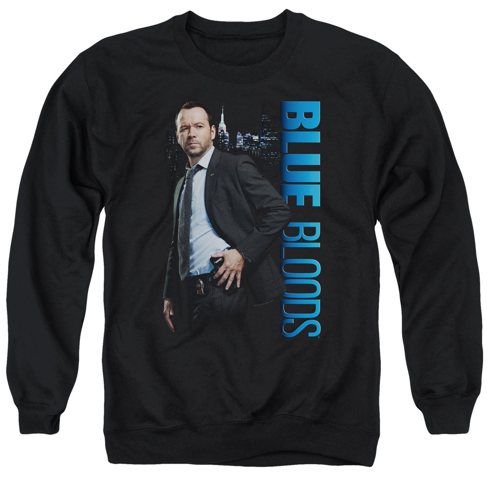 BLUE BLOODS/DANNY - ADULT CREWNECK SWEATSHIRT - BLACK