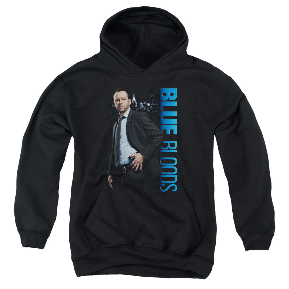 BLUE BLOODS/DANNY - YOUTH PULLOVER HOODIE - BLACK