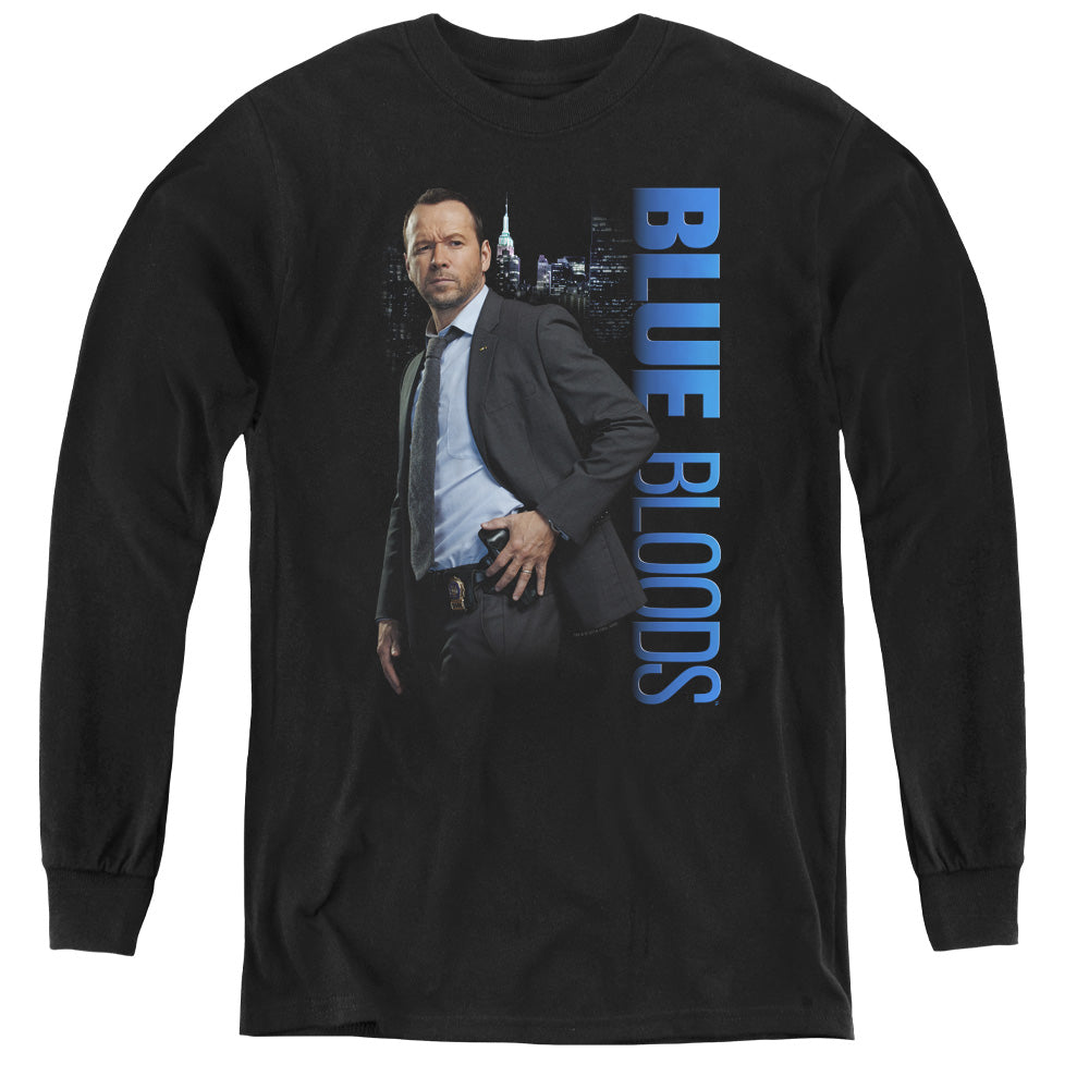 BLUE BLOODS/DANNY - YOUTH LONG SLEEVE TEE - BLACK