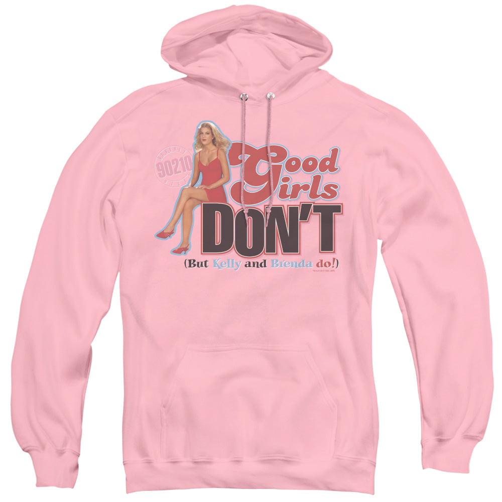90210/GOOD GIRLS DONT - ADULT PULLOVER HOODIE - PINK