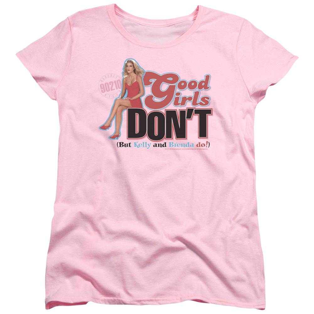 90210/GOOD GIRLS DONT - S/S WOMENS TEE - PINK