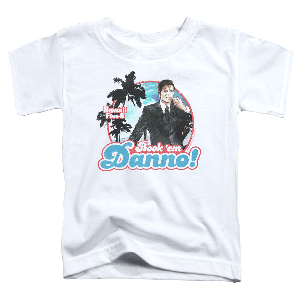 HAWAII 5 0/BOOK EM DANNO - S/S TODDLER TEE - WHITE