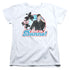 HAWAII 5 0/BOOK EM DANNO - S/S WOMENS TEE - WHITE