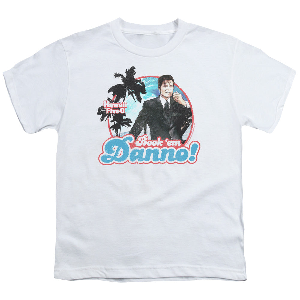HAWAII 5 0/BOOK EM DANNO - S/S YOUTH 18/1 - WHITE