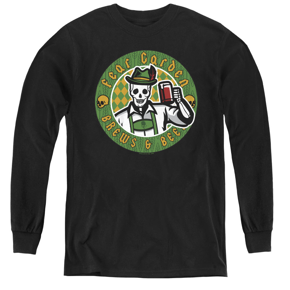 HELL FEST/FEAR GARDEN - YOUTH LONG SLEEVE TEE - BLACK