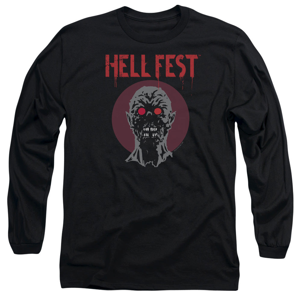 HELL FEST/LOGO - L/S ADULT 18/1 - BLACK