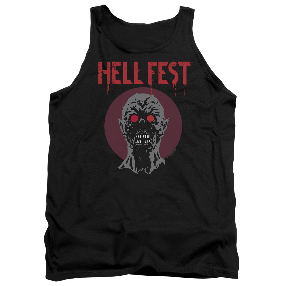 HELL FEST/LOGO - ADULT TANK - BLACK