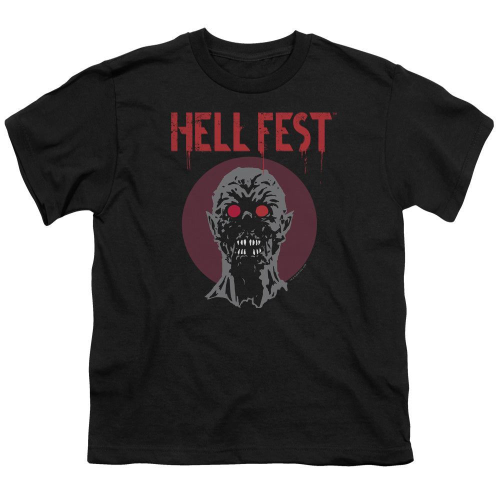 HELL FEST/LOGO - S/S YOUTH 18/1 - BLACK