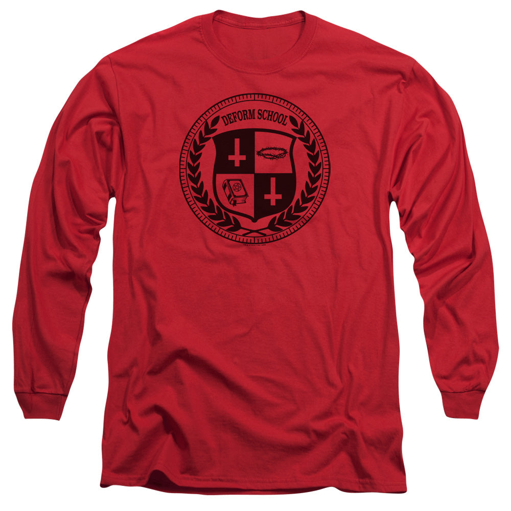 HELL FEST/DEFORM SCHOOL - L/S ADULT 18/1 - RED