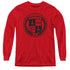 HELL FEST/DEFORM SCHOOL - YOUTH LONG SLEEVE TEE - RED