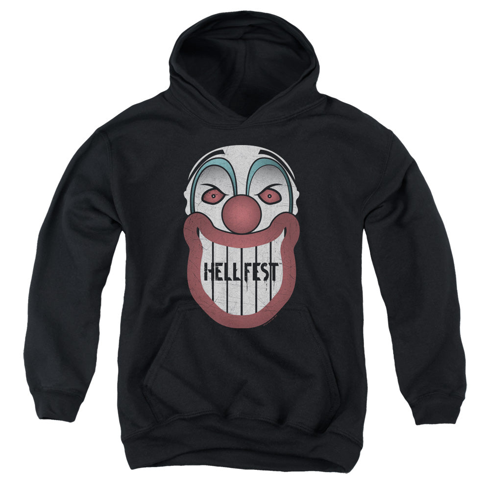 HELL FEST/FACADE - YOUTH PULLOVER HOODIE - BLACK