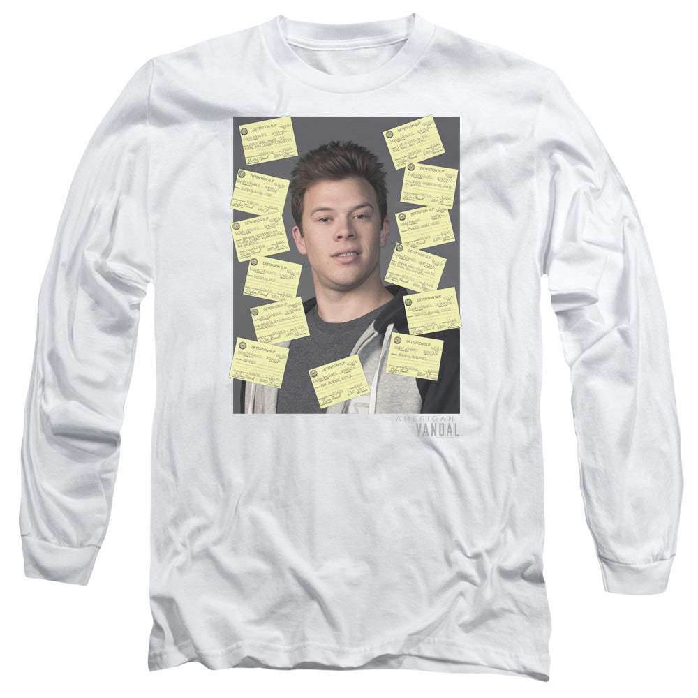 AMERICAN VANDAL/DETENTION - L/S ADULT 18/1 - WHITE