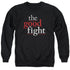 THE GOOD FIGHT/LOGO - ADULT CREWNECK SWEATSHIRT - BLACK