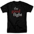 THE GOOD FIGHT/LOGO - S/S ADULT 18/1 - BLACK