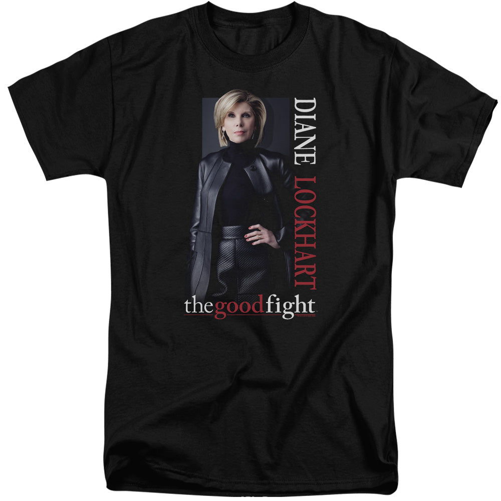 THE GOOD FIGHT/DIANE - S/S ADULT TALL 18/1 - BLACK