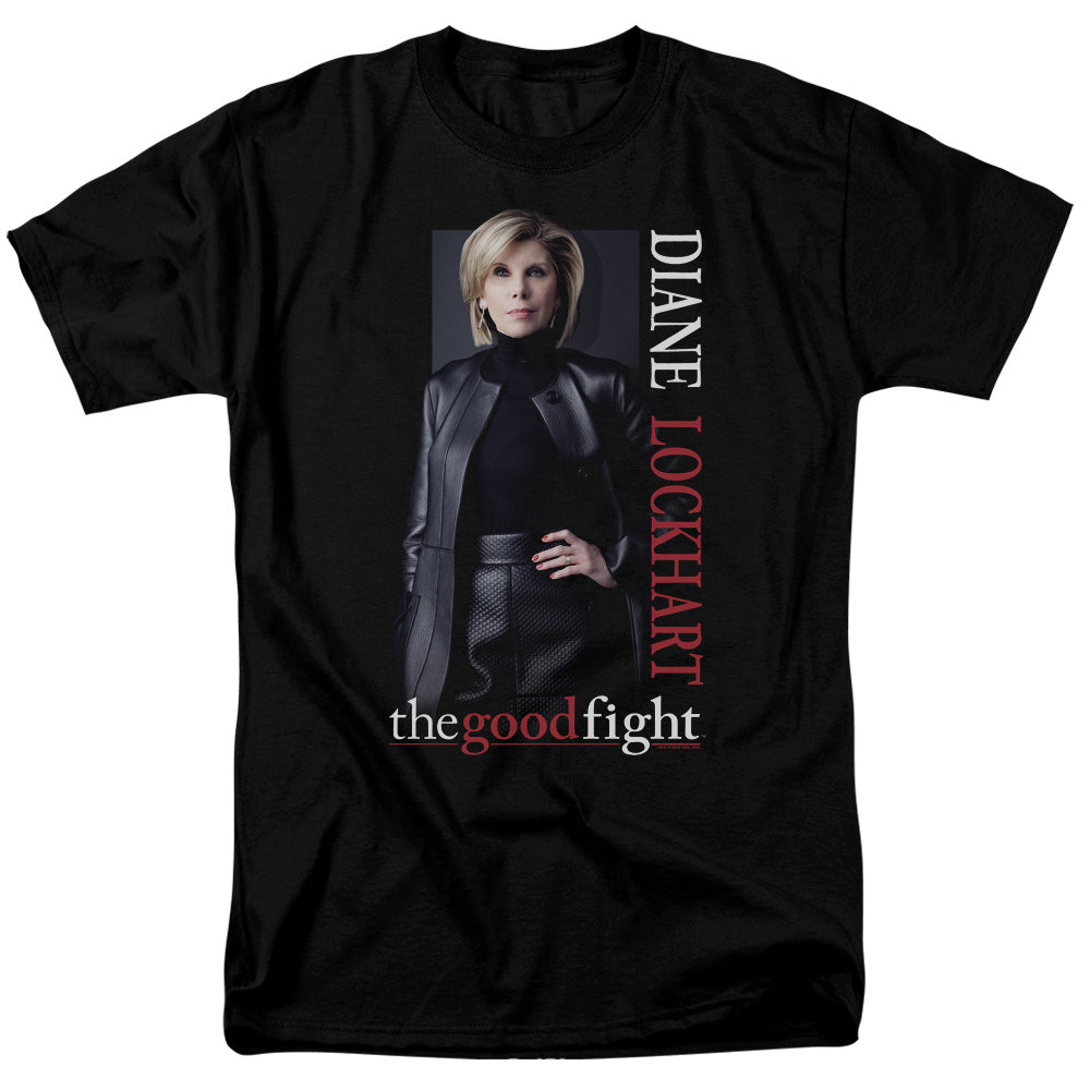 THE GOOD FIGHT/DIANE - S/S ADULT 18/1 - BLACK