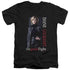THE GOOD FIGHT/DIANE - S/S ADULT V-NECK 30/1 - BLACK