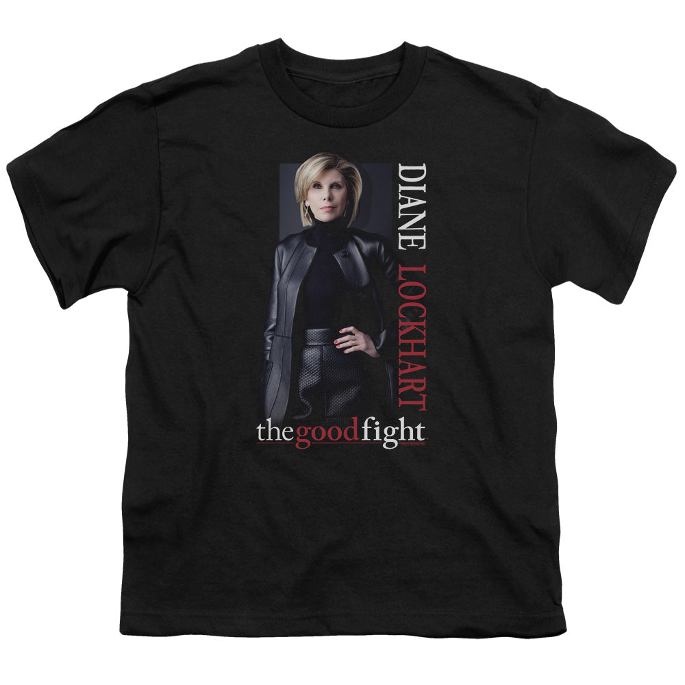 THE GOOD FIGHT/DIANE - S/S YOUTH 18/1 - BLACK