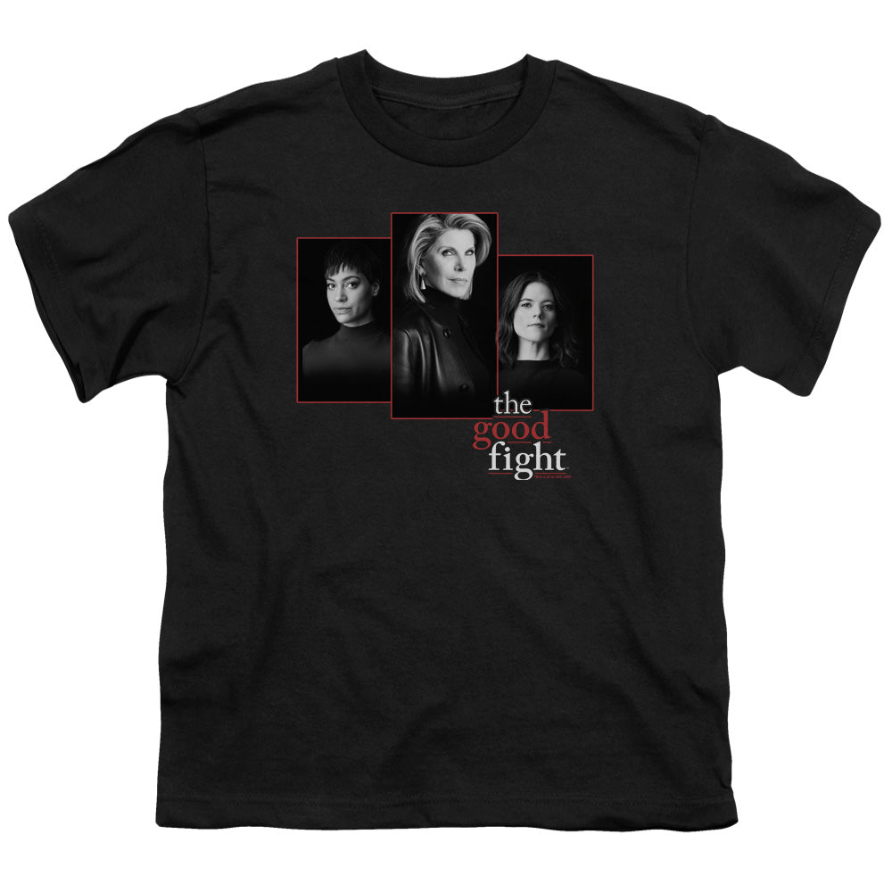 THE GOOD FIGHT/THE GOOD FIGHT CAST - S/S YOUTH 18/1 - BLACK