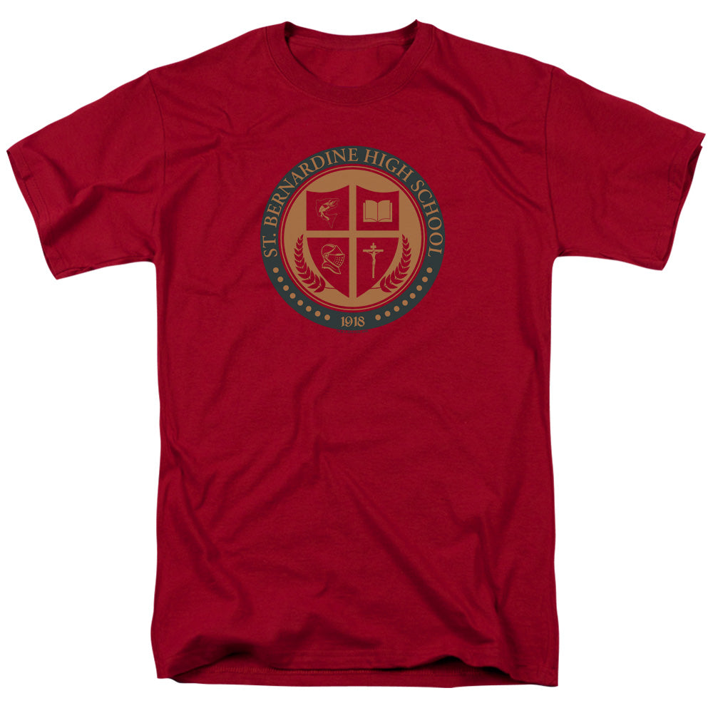 AMERICAN VANDAL/ST BERNARDINE SEAL - S/S ADULT 18/1 - CARDINAL