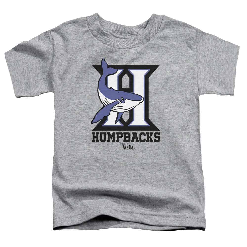 AMERICAN VANDAL/HUMPBACKS - S/S TODDLER TEE - ATHLETIC HEATHER
