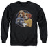 STAR TREK/TREK DOGS - ADULT CREWNECK SWEATSHIRT - BLACK