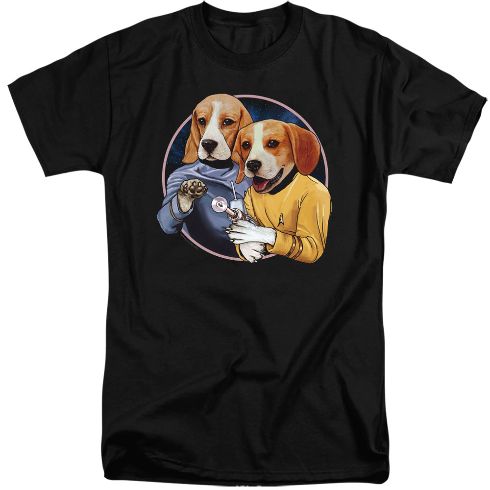 STAR TREK/TREK DOGS - S/S ADULT TALL 18/1 - BLACK
