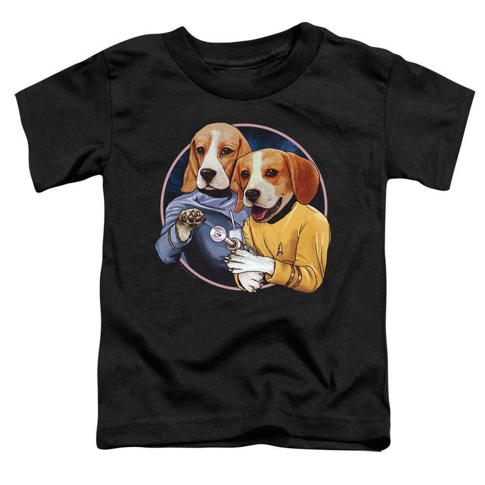 STAR TREK/TREK DOGS - S/S TODDLER TEE - BLACK