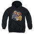 STAR TREK/TREK DOGS - YOUTH PULLOVER HOODIE - BLACK