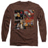 STAR TREK/WARP SPEED TRIPTYCH - L/S ADULT 18/1 - COFFEE