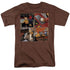 STAR TREK/WARP SPEED TRIPTYCH - S/S ADULT 18/1 - COFFEE