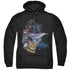 STAR TREK/FELINE GALAXY - ADULT PULLOVER HOODIE - BLACK