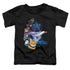 STAR TREK/FELINE GALAXY - S/S TODDLER TEE - BLACK