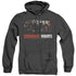 CRIMINAL MINDS/THE BRAIN TRUST - ADULT HEATHER HOODIE - BLACK