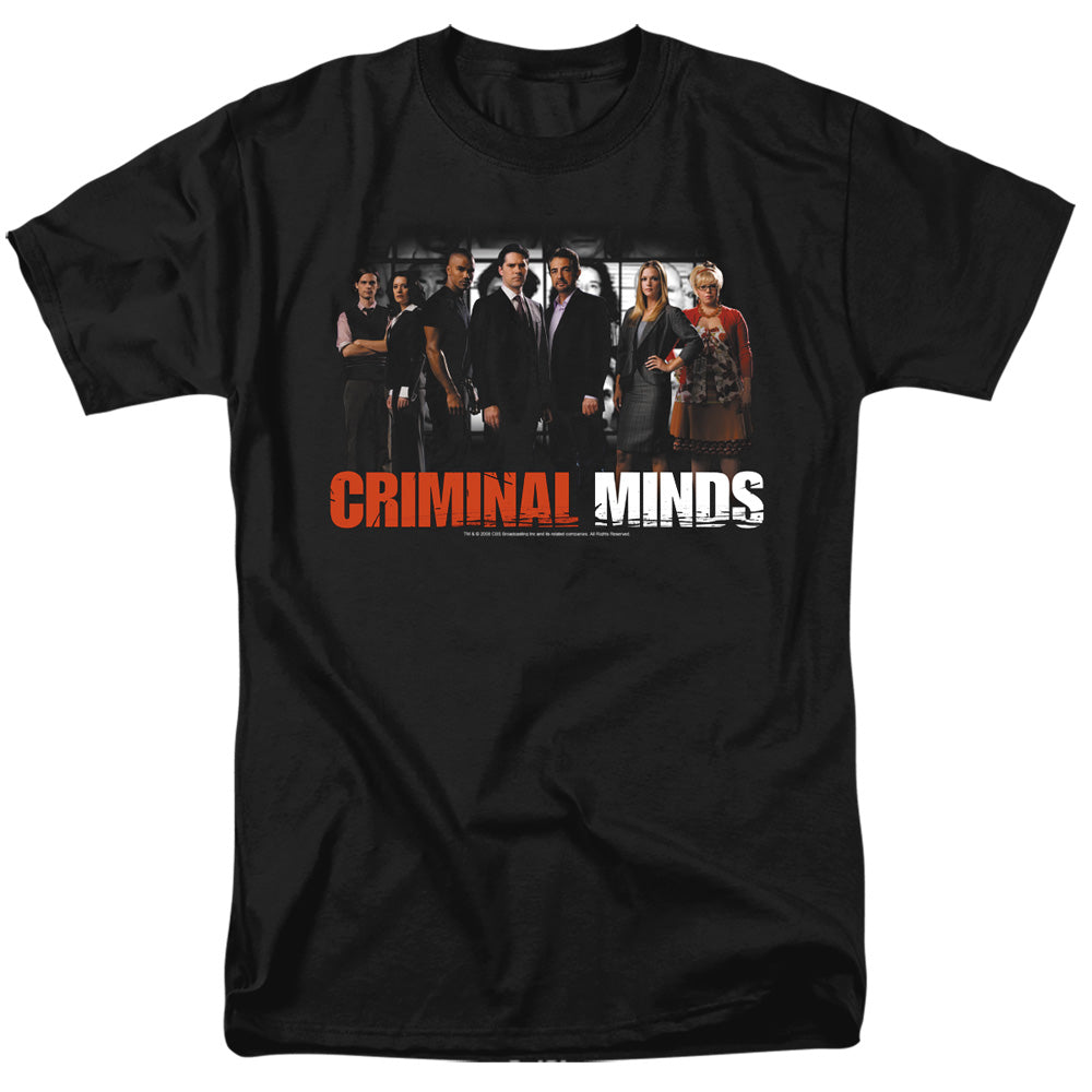 CRIMINAL MINDS/THE BRAIN TRUST - S/S ADULT 18/1 - BLACK