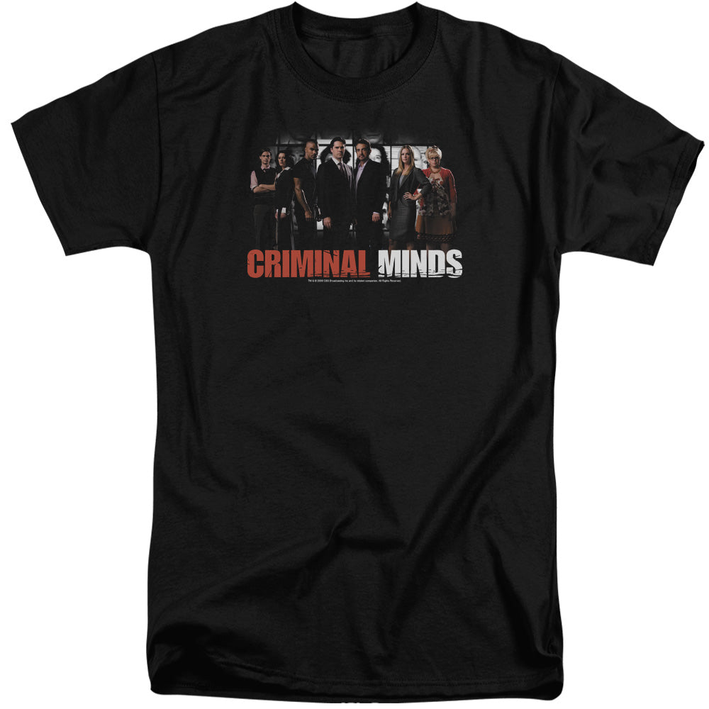 CRIMINAL MINDS/THE BRAIN TRUST - S/S ADULT TALL 18/1 - BLACK