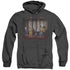STAR TREK/BEAM MEOW UP - ADULT HEATHER HOODIE - BLACK