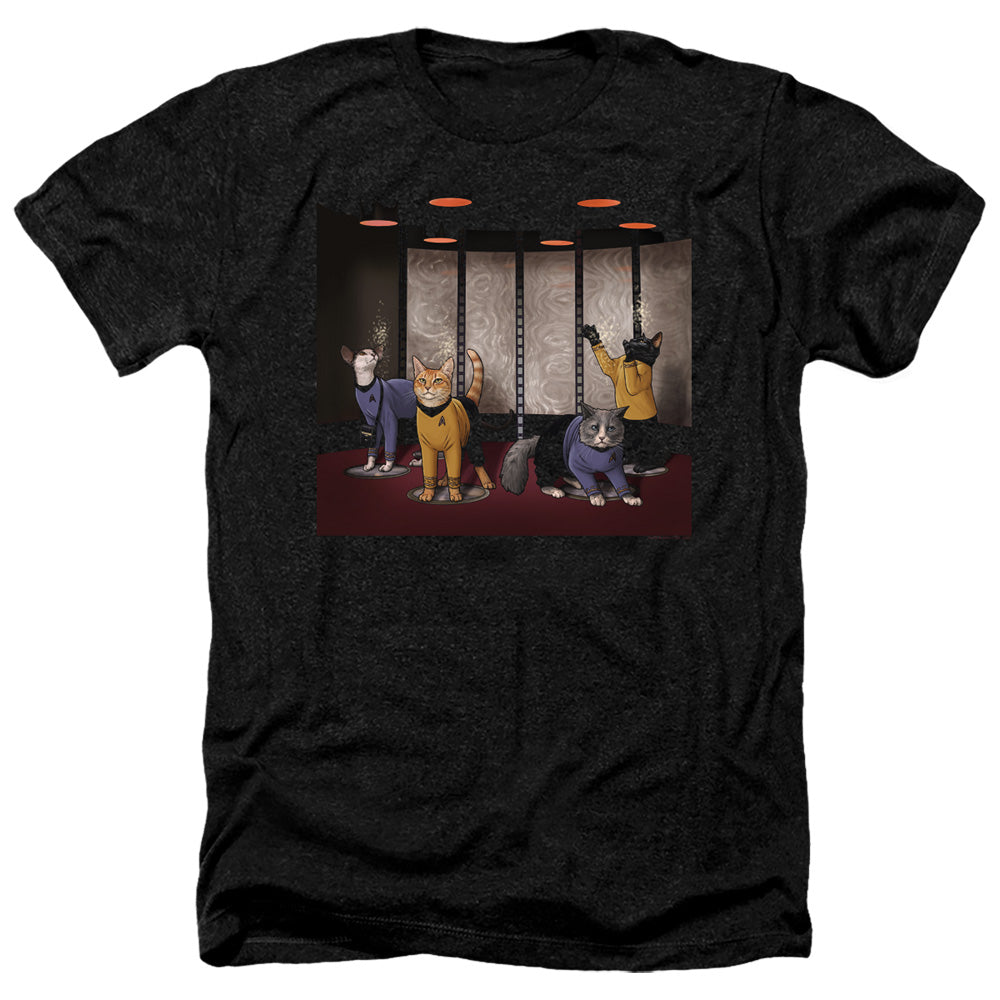 STAR TREK/BEAM MEOW UP - ADULT HEATHER - BLACK