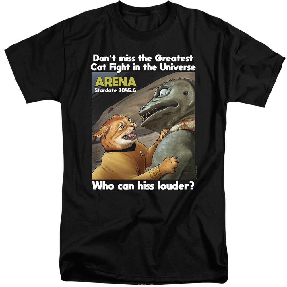 STAR TREK/CAT FIGHT - S/S ADULT TALL 18/1 - BLACK