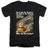 STAR TREK/CAT FIGHT - S/S ADULT V-NECK 30/1 - BLACK
