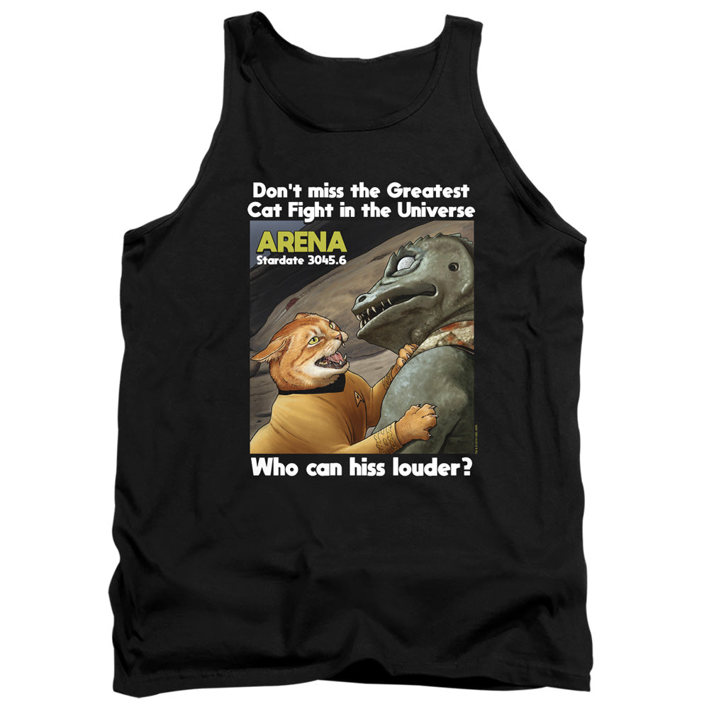 STAR TREK/CAT FIGHT - ADULT TANK - BLACK