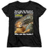 STAR TREK/CAT FIGHT - S/S WOMENS TEE - BLACK