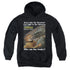 STAR TREK/CAT FIGHT - YOUTH PULLOVER HOODIE - BLACK
