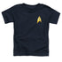 STAR TREK DISCOVERY/COMMAND BADGE - S/S TODDLER TEE - NAVY