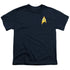 STAR TREK DISCOVERY/COMMAND BADGE - S/S YOUTH 18/1 - NAVY