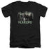NUMB3RS/NUMBERS CAST - S/S ADULT V-NECK 30/1 - BLACK